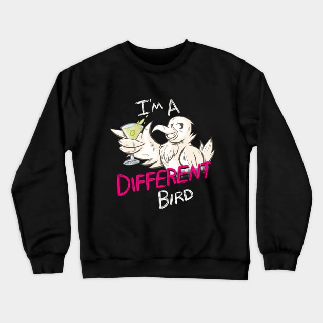 I'm A Different Bird Crewneck Sweatshirt by One Shot Podcast